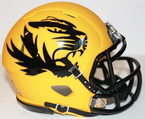 2018  Mizzou Missouri Tigers Custom Riddell Mini Helmet vs Georgia Cover