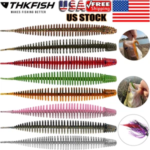 THKFISH Soft Plastic Fishing Lures Worms Fishing Lures Small Fishing Lures US - Picture 1 of 18
