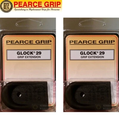 TWO Pearce Grip GLOCK 29 (10-Rd) Glock 30 (9-Rd) Grip Extensions PG-29 FAST SHIP