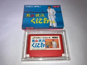 Nekketsu Kouha Kunio-kun Boxed Nintendo Famicom FC Technos 1987 Japan import - Picture 1 of 8