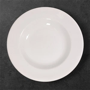 USQMC 9" White Rimmed Mess Hall Soup Bowl WWII McNicol China April 1941 - Picture 1 of 3