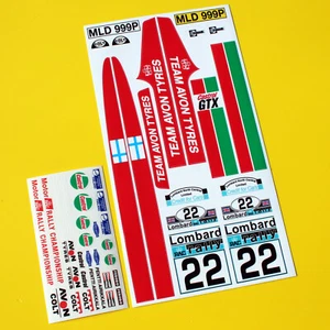 RC 10th 1:10 scale Pentti Airikkala ESCORT MK2 1976 RAC RALLY stickers decals - Picture 1 of 4