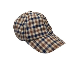 Cappello da baseball casual Aquascutum Classic House Check da uomo taglia unica adatto a tutti - Foto 1 di 10