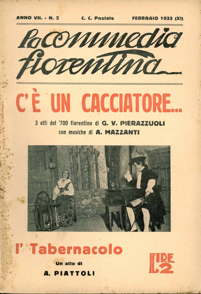 La Comedia Fiorentina 1932 Autores Varios 1933 - Imagen 1 de 1