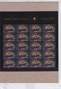 Scott #5720 James Webb Space Telescope Sheet of 20 Forever Stamps - Sealed - Picture 1 of 2