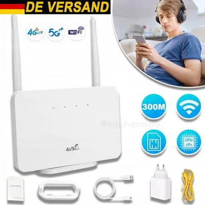 4G 5G LTE Router SIM Card CPE106-E WiFi Router,300Mbps WiFi Sim Card Plug. - Image 1 of 4