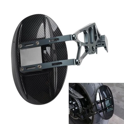 Carbon Fiber Rear Splash Mudguard w/Bracket For KAWASAKI Z1000/SX 2014-2020 2017 Foto 1 de 4
