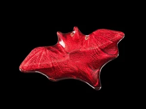 Glas Teller Glasteller - Halloween - Fledermaus Bat - 22 cm - Bild 1 von 2