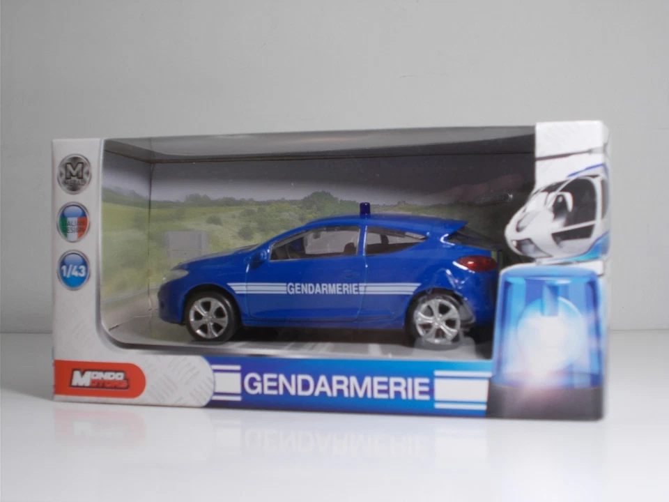 MondoMotors Renault Megane GENDARMERIE - METAL Scala 1:43 - Immagine 1 di 1