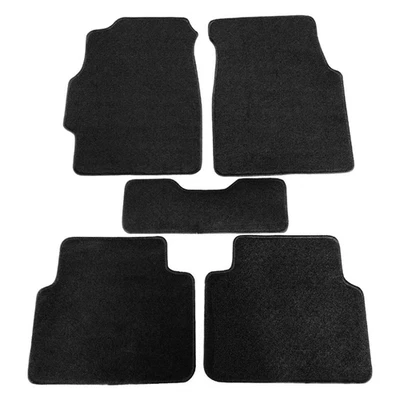 Alfombrillas interiores de nailon negras para 94-01 Acura Integra 5 piezas Foto 1 de 3