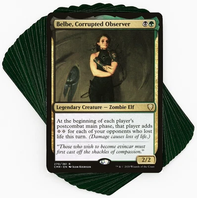 ***Custom Commander Deck*** Belbe, Corrupted Observer - Big Mana & Eldrazi - EDH - Image 1 of 4