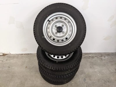 OEM Take Off Mini Truck Steel Wheel Tire Set of 4 Daihatsu Hijet 4 x 100 145R12 — 第 1/4 张图片