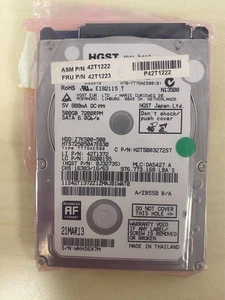 Disque dur HGST 500 Go 7200 tr/min SATA 6,0 Go/s HTS725050A7E630. -12 . - Photo 1/1