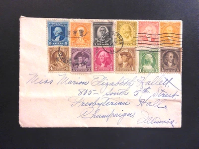 US 12 Old Stamp On the Envelop - Image 1 of 2