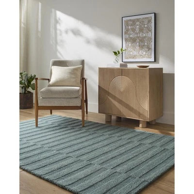x Our PNW Home Idaho Modern Area Rug, 2' x 3', Teal, (2' x 3') - Image 1 of 4