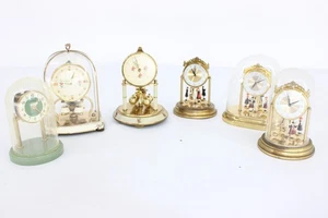 A x6 Vintage Mechanical Torsion Clocks Inc Schatz, Aug & Son, Kern, Good Balance - Picture 1 of 13