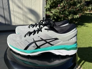 Asics Womens Gel Kayano 24 T799N Gray Black Running Shoes Sneakers Size 11 - Picture 1 of 17