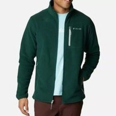 Columbia Men's Steens Mountain 2.0 Fleece Jacket XXL Forest Green Full Zip - Image 1 of 4