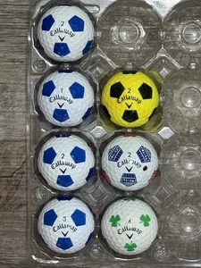 7 Callaway Chrome Soft and ERC Soft Golf Balls with Truvis Design - Picture 1 of 2