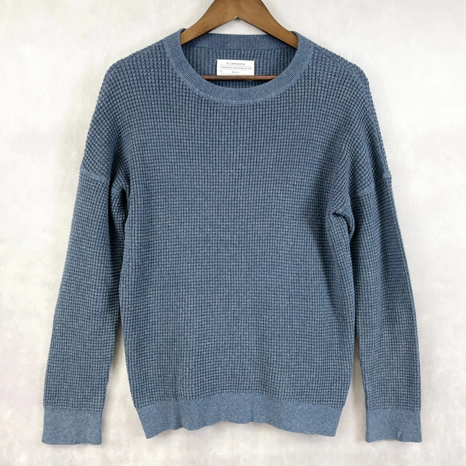 REI Cooperative 女式 Wallace Lake 华夫格毛衣中号传统户外小屋 — 第 1/4 张图片