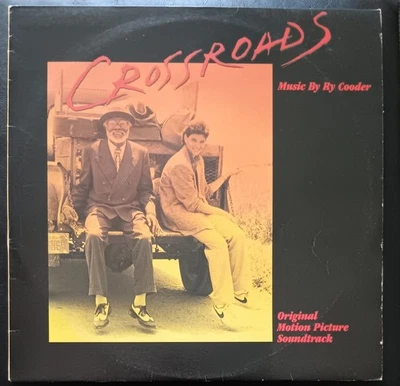 Ry Cooder ‎– Crossroads soundtrack - 1986 LP record near mint, cover VG - Image 1 of 3