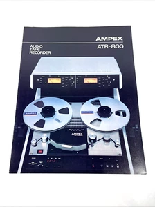 AMPEX ATR-800 Audio Tape Recorder Brochure Rare Vintage - Picture 1 of 3