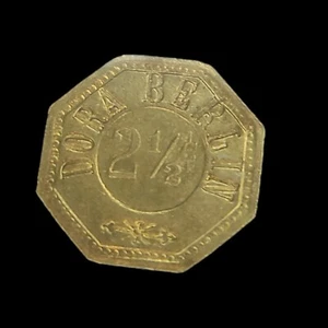 2½ ¢ Dora Belin Maverick Trade Token/Coin - Picture 1 of 2