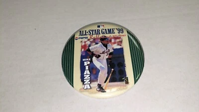 Mike Piazza New York Mets 1999 Walmart All Star Game Balloting Button - Image 1 of 2