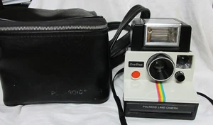 FOTOCAMERA ARCOBALENO POLAROID SX-70 VINTAGE anni 70 con ITT MAGICFLASH & CUSTODIA FUNZIONANTE!! - Foto 1 di 6