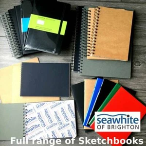 A4 A5 A6 Seawhite Sketchbooks Illustration Drawing Artists Pad Journal Art Paint - Picture 1 of 47