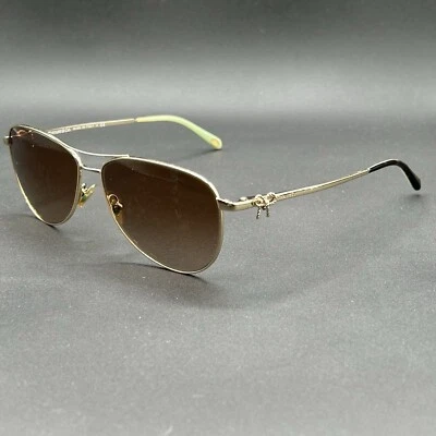 Tiffany & Co. TF 3044 6021/3B Sunglasses Gold Gradient Italy Used w/ Damaged Bow - Image 1 of 4