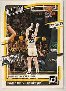 2024 Panini Donruss Caitlin Clark Collezione Highlights Card #H11 Iowa Hawkeyes - Foto 1 di 2