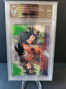 2000 Dragon Ball Z Artbox DBZ Goku #06 Chromium Archive Edition TCG 9.5 Gem Mint
