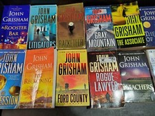 Lot of 10 John Grisham Legal Thriller Mystery ALL Paperback PB Books Random Mix