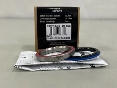 Auriculares Cane Creek Serie 110 Parte Inferior Hellbender Integrado S52/40 Negro BAA0143  Foto 1 de 4