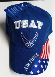 United States US Air Force USAF Flag Logo Embroidered Military Hat Cap NEW - Picture 1 of 3