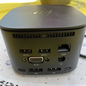 HP Thunderbolt G2 120W HSN-IX01 Docking Station Dock USB-C DisplayPort x2 Audio