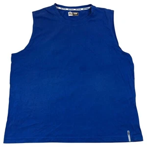 RBX Mens X-Train Performance Tank Top XXL Blue Sleeveless Muscle Tee Athletic - Picture 1 of 10