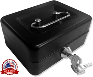 Caja Fuerte Cajas Fuertes Pequeña De Seguridad Para Dinero Contra Fuego Secreta. - Picture 1 of 8