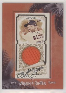 2018 Topps Allen & Ginter's Mini Framed Relics Jose Altuve #MFR-JA