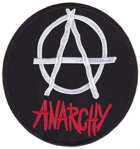 Backpatch patche dorsal écusson dos grande taille ANARCHIE anarchy patch grand - Picture 1 of 2