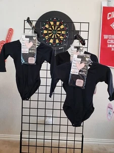 Jacques Moret 3/4 Arm Kinder Trikot schwarz + schwarze Strumpfhose: Gr. XS (4/5) - Bild 1 von 7