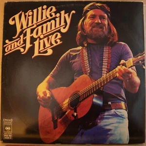 WILLIE NELSON - WILLIE AND FAMILY LIVE - Vinyl LP - 1977 - CBS - VG (2224) - Picture 1 of 8
