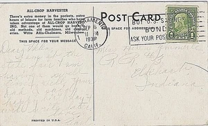 USA 1938 SLOGAN CANCEL "BUY US SAVINGS BONDS ASK YOUR POSTMASTER" FRM SACRAMENTO - Picture 1 of 1