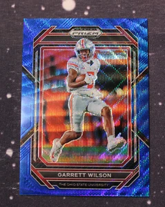 Garrett WIlson #41 - Blue Wave Parallel #71/249 - 2023 Panini Prizm D.P. - Picture 1 of 2
