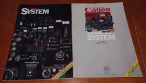 2 Brochure Canon Système SLR Édition Italienne 1982 1983 1984 - Photo 1 sur 2