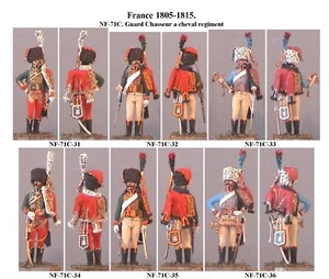 Soldados VID - NF-71C. Cazadores montados en guardia, Francia 1805-1815 - Kits de 60 mm - Imagen 1 de 1