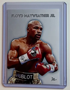 Floyd Mayweather Jr. Limited Edition Artist Signed "Money" Boxing Card 8/10 - Picture 1 of 2