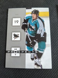 2005-06 Fleer Hot Prospects JOE THORNTON #82 BASE