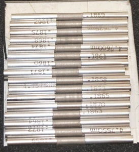   (16) Double Sided Plug Gages .1858-1875 - Picture 1 of 1